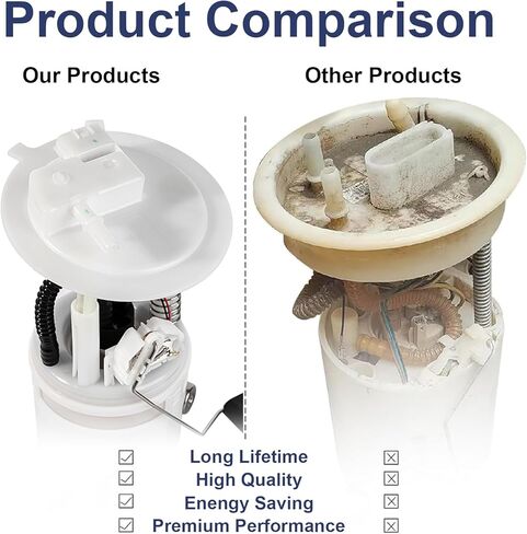 Electric Fuel Pump Module Assembly Compatible with 2013-2019 Nissan Sentra L4 1.8L GAS 2014 2015 2016 2017 2018 Replace E9213M P77206M FG1549 SP4097M VANBOL0162 with Sending Unit O-ring in Saudi Arabia