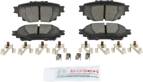 BOSCH BC2305 QuietCast Premium Ceramic Disc Brake Pad Set - Compatible with Select Lexus IS, NX, RC, RX, RZ, TX; Subaru Solterra; Toyota bZ4X, Corolla, Crown, Highlander, RAV4 Prime, Sienna; REAR in Saudi Arabia