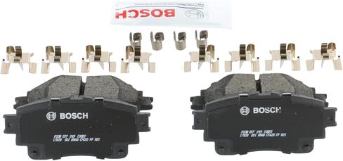 BOSCH BC2305 QuietCast Premium Ceramic Disc Brake Pad Set - Compatible with Select Lexus IS, NX, RC, RX, RZ, TX; Subaru Solterra; Toyota bZ4X, Corolla, Crown, Highlander, RAV4 Prime, Sienna; REAR in Saudi Arabia
