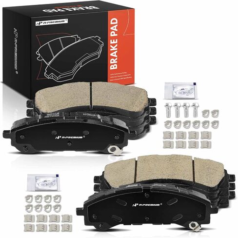 مجموعة فرامل القرص الخزفية الأمامية والخلفية A-Premium متوافقة مع Ford Ranger 2019 2020 2021 2022 2023 ، 8 PCS in Saudi Arabia