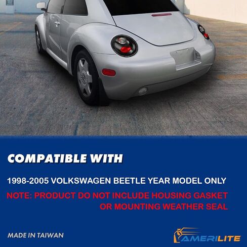 Amerilite Clear Black Altezza Lealights for 1998-2005 Volkswagen Beetle - Side Prastenger and Driver Side in Saudi Arabia