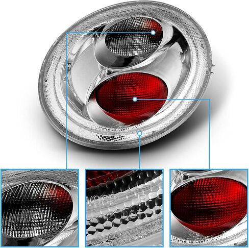 Amerilite Clear Black Altezza Lealights for 1998-2005 Volkswagen Beetle - Side Prastenger and Driver Side in Saudi Arabia