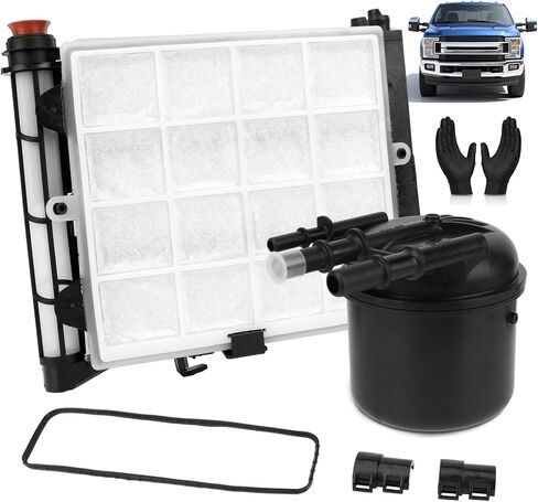 Diesel Fuel Filter Kit DFD4625 متوافق مع Ford 6.7L F250 F350 F450 F550 Super Duty (2017-2025) استبدال OEM لـ FD4625 ، PF46174 ، WF10458 | الترشيح المحسن لحماية المحرك in Kuwait