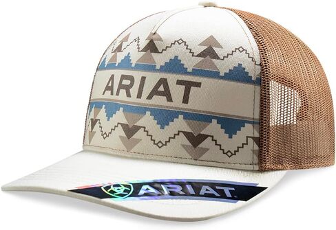 Ariat Ladies Cap Southwest Pattern Khaki Snap Back A3000933146 in Saudi Arabia