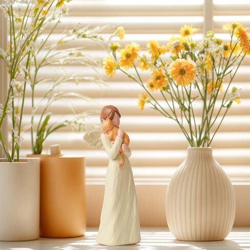 Cat Memorial Gifts for Loss of Sympathy Gift, Angel Orange Cat Figurines Angels Statue for Lovers in Memory of Passing Away (Orange Cat) in Saudi Arabia