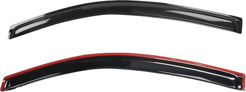 الشريط Ikon Motorsports على Windows Agens متوافق مع 2012-2019 Fiat 500 ، حراس المطر الأسود الأكريليك ، انحراف الرياح النافذة الجانبية 2pcs in Saudi Arabia