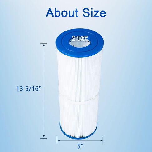 Hot Tub Spa Filter Cartridge Replaces PRB50-IN, C-4950, Filbur FC-2390, J210/J220/J235/J245/J275, Guardian 413-212-02, 5X13 Drop in Hot Tub Filter (1 Pack) in Saudi Arabia