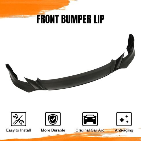 Front Bumper Lip Spoiler, Compatible with 2013-2016 Scion FRS, PU Unpainted Five Design Style Add-on Front Splitter Air Dam Chin Protector in Saudi Arabia