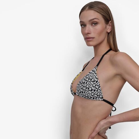 DKNY Women's Set ̶ Triangle Bikini Top & Low Rise Side Tie Bottom in Saudi Arabia