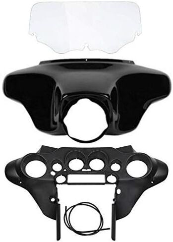 TCMT Batwing Inner & Outer Cowl Fairing Fit For Harley Touring Street Glide FLHX Electra Glide Ultra Classic FLHT FLHTC FLHTCU 1996-2013 (Inner & Outer Fairing) in Saudi Arabia