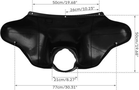 TCMT Batwing Inner & Outer Cowl Fairing Fit For Harley Touring Street Glide FLHX Electra Glide Ultra Classic FLHT FLHTC FLHTCU 1996-2013 (Inner & Outer Fairing) in Saudi Arabia