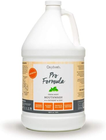 Oxyfresh Premium Pro Formula Fresh Mint Mouthwash – Patented Zinc Mouthrinse for All Day Fresh Breath & Healthy Gums – Refreshing & Alcohol Free Mouthwash | 16oz in Kuwait