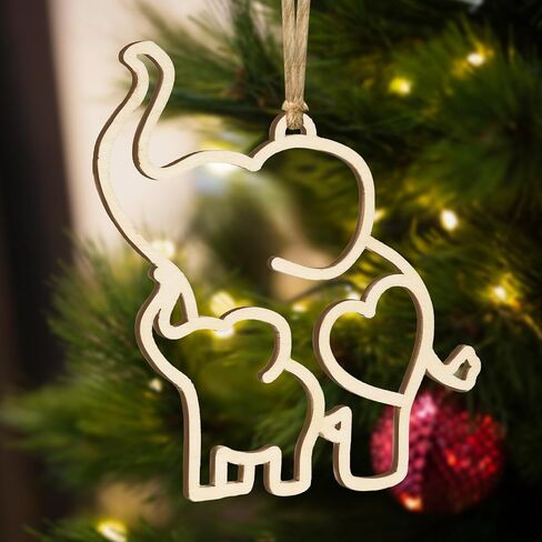 Motherhood Elephant Easter Ornament with Story Card, Sisterhood Gifts for Women Tribe, Easter Basket Stuffers for Mom and Daughter, Special Bond Decor, Mother's day Gifts for Women, Suncatcher in Kuwait