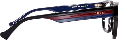 Gucci GG 1303O 003 النظارات السوداء المستطيلة للرجال in Saudi Arabia