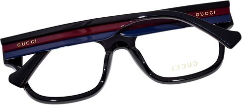 Gucci GG 1303O 003 النظارات السوداء المستطيلة للرجال in Saudi Arabia