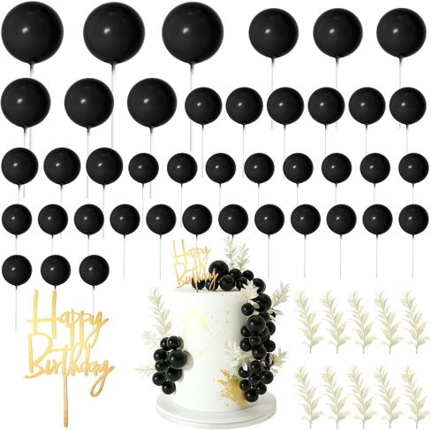 MIAHART Ball Cake Toppers Boho Grass Cake Topper Ball Cake Insert Decoration for Birthday Wedding Baby Shower Party Decorations Boho Themed Party Supplies (Gold) in Kuwait