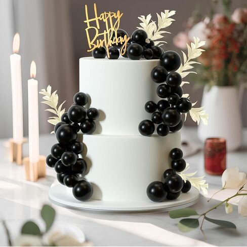 MIAHART Ball Cake Toppers Boho Grass Cake Topper Ball Cake Insert Decoration for Birthday Wedding Baby Shower Party Decorations Boho Themed Party Supplies (Gold) in Kuwait