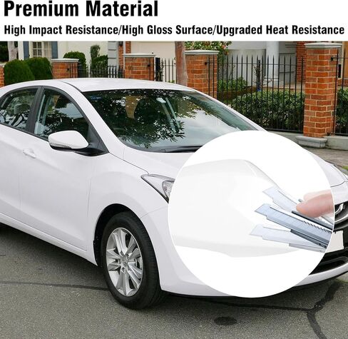 yumzeco متوافق مع Hyundai Elantra MD Side Mirror Cover Cap 2011 2012 2013 2014 2015 2015 ، CAPER Side Mirror Caps بديل W/Light ، Clip-On Replac in Kuwait