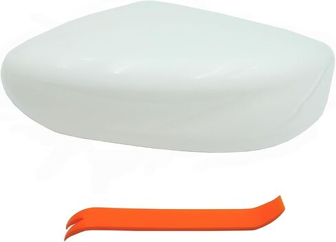 Left Driver Side Mirror Cover Cap Compatible with Nissan Altima 2013-2018 White in Saudi Arabia