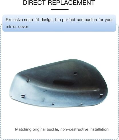 Left Driver Side Mirror Cover Cap Compatible with Nissan Altima 2013-2018 White in Saudi Arabia
