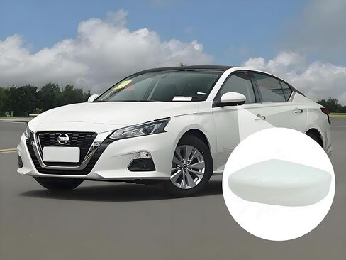 Left Driver Side Mirror Cover Cap Compatible with Nissan Altima 2013-2018 White in Saudi Arabia
