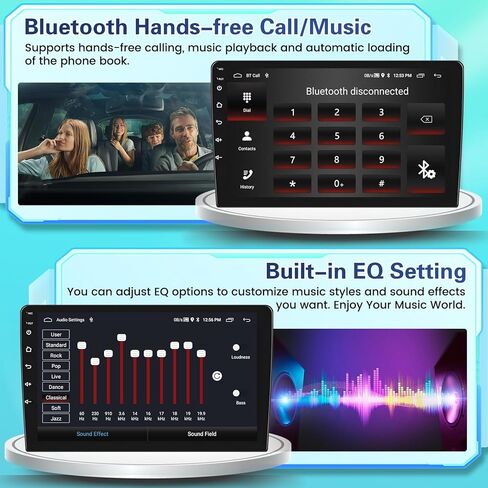 Fuluku【8 Core 4+64GB】 for Hyundai Elantra 2011 2012 2013 Android 13 Car Stereo Carplay Radio with Wireless Carplay Android Auto, 9'' Touch Screen, GPS/WiFi/32EQ DSP/Bluetooth 5.0/SWC/Mic, Backup Cam in Kuwait