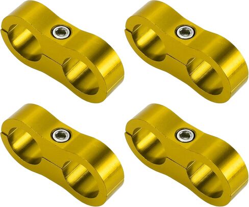 مشبك خراطيم فاصل ، محول/أنبوب أنبوب خط أنبوب فاصل المشبك أدوات AN10 20mm 4pcs الأرجواني in Kuwait