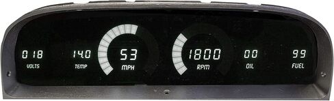 1960-1963 Chevrolet Truck LED Digital Dash Replacement Panel (White) in Kuwait