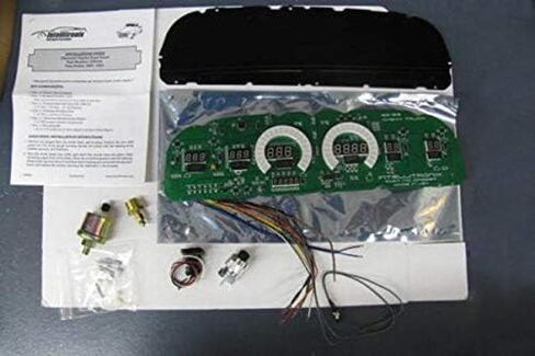 1960-1963 Chevrolet Truck LED Digital Dash Replacement Panel (White) in Kuwait
