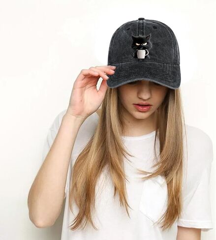 Feral but Fashionable Cat Hat Edition, 2025 Women's Adjustable Baseball Caps, Comfortable Breathable Snapback Hat in Saudi Arabia