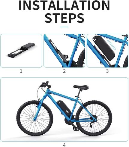 48V Ebike Battery 48V 20AH Electric Bicycle Lithium-Ion Batteries Downtube Battery for 100-1800W, Led Indicator Light, Safe Lock, 5 Pin Base in Saudi Arabia