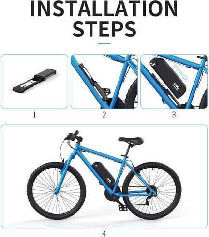 48V Ebike Battery 48V 20AH Electric Bicycle Lithium-Ion Batteries Downtube Battery for 100-1800W, Led Indicator Light, Safe Lock, 5 Pin Base in Saudi Arabia