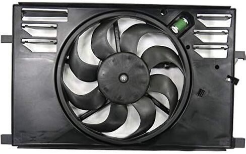 Dual Radiator and Condenser Fan Assembly - Compatible with 2015-2019 Ram ProMaster City 2.4L 4-Cylinder in Saudi Arabia
