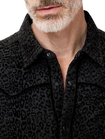 John Varvatos Men's Haven Western Shirt in Saudi Arabia
