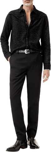 John Varvatos Men's Haven Western Shirt in Saudi Arabia