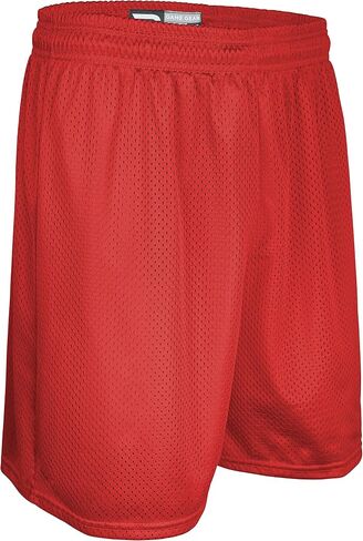 Game Gear Unisex 9" Inseam Mesh Shorts for Basketball, Running, Cycling, and Sports (16 Colors) AP-6479 in Saudi Arabia