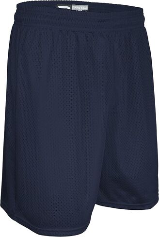 Game Gear Unisex 9" Inseam Mesh Shorts for Basketball, Running, Cycling, and Sports (16 Colors) AP-6479 in Saudi Arabia