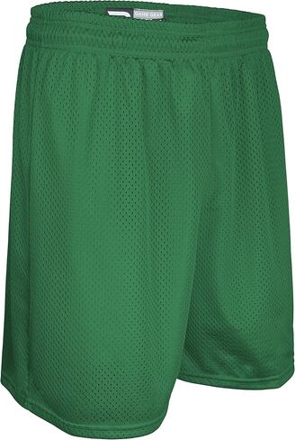 Game Gear Unisex 9" Inseam Mesh Shorts for Basketball, Running, Cycling, and Sports (16 Colors) AP-6479 in Saudi Arabia