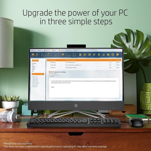 كمبيوتر مكتبي HP All-in-One الأحدث، شاشة FHD مقاس 21.5 بوصة، معالج Intel ثنائي النواة، كاميرا ويب، HDMI، بلوتوث، ماوس ولوحة مفاتيح، Windows 11 (ذاكرة وصول عشوائي سعة 20 جيجابايت | تخزين سعة 1 تيرابايت) in Saudi Arabia