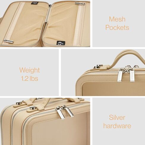 Etoile - حالة تجميلية صغيرة التوأم اللافندر الوردي - منظم ومستحضرات التجميل في المقصورة المزدوجة in Kuwait