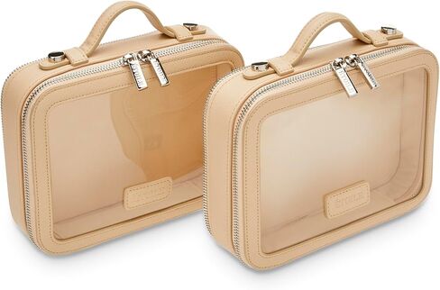 Etoile - حالة تجميلية صغيرة التوأم اللافندر الوردي - منظم ومستحضرات التجميل في المقصورة المزدوجة in Kuwait