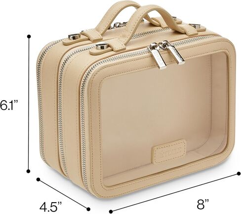 Etoile - حالة تجميلية صغيرة التوأم اللافندر الوردي - منظم ومستحضرات التجميل في المقصورة المزدوجة in Kuwait