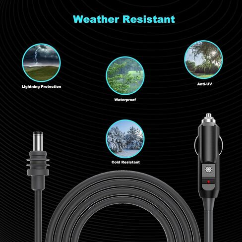 USB C to DC Cable for Starlink Mini, 10FT Waterproof USB Type C to DC Power Cable for Starlink Mini Work with 100W+ Power Bank and PD Charger ETL/UL Listed (3m) in Saudi Arabia