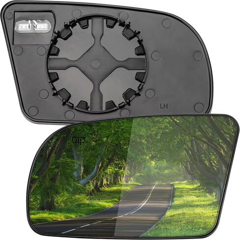 Driver Side Mirror Replacement for Nissan Altima Coupe 2008 2009 2010 2011 2012 2013 - Left Side Mirror Glass, Rear View Mirrors Glass with Power Heated in Saudi Arabia