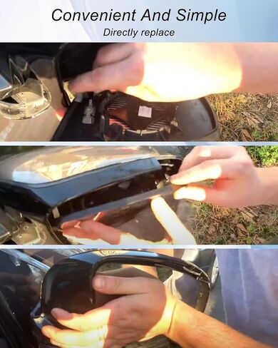 Right Passenger Side Door View Mirror Glass w/Heated Fit for Nissan Versa 2015 2016 2017 2018 2019, Side Rearview Exterior Mirrors Glass with Backing Plate Replace 963659KK0A in Saudi Arabia
