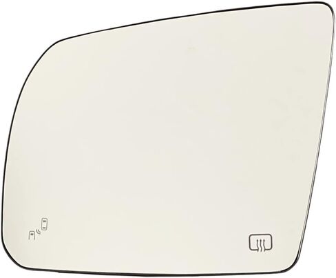 Spieg Passenger Side Mirror Glass For 2014-2020 Toyota Tundra, 2018-2020 Sequoia Heated w/Blind Spot Monitoring w/Backing Plate | Right Side View Mirror Glass Compatible with OE 87903-0C090 in Saudi Arabia