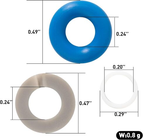 06G998907 Fuel Injector Seal Compatible with Volkswagen Jetta 2.0L,Beetle 2.0L,Passat 2.0L,Golf 2.0L, Tiguan 2.0L,Cc 2.0L,GTI 2.0L,Audi A3 1.4L 2.0L,Q7 2.0L,A4 2.0L,Q5 2.0L,A6 2.0L,A5 2.0L. in Saudi Arabia