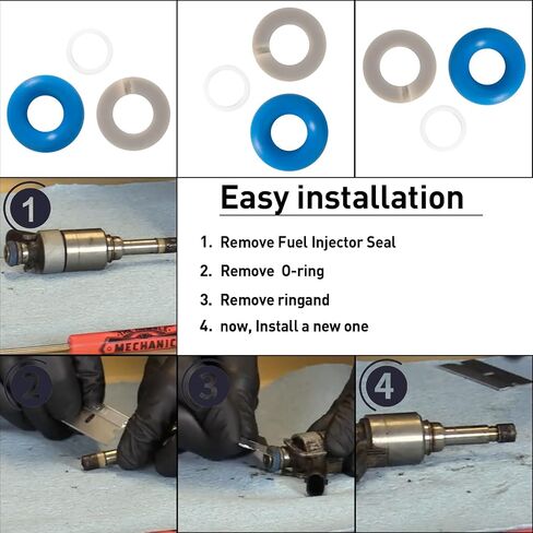 06G998907 Fuel Injector Seal Compatible with Volkswagen Jetta 2.0L,Beetle 2.0L,Passat 2.0L,Golf 2.0L, Tiguan 2.0L,Cc 2.0L,GTI 2.0L,Audi A3 1.4L 2.0L,Q7 2.0L,A4 2.0L,Q5 2.0L,A6 2.0L,A5 2.0L. in Saudi Arabia