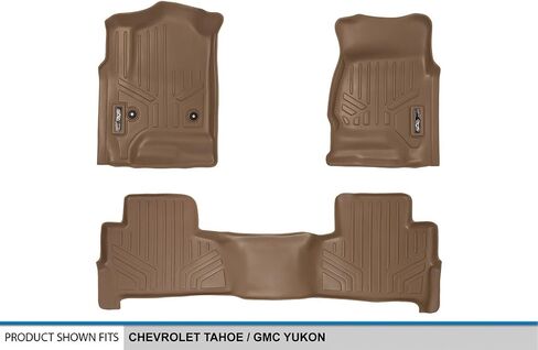 Smartliner Custom Fit Floor Mats 2 Row Liner Set for 2015-2020 Chevrolet Tahoe in Saudi Arabia