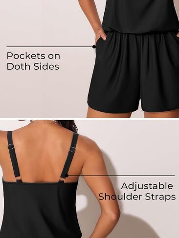 Summer Mae Swim Romper Women's One Piece Swimsuits with Pockets 2025 Blouson Modest Bathing Suits in Kuwait